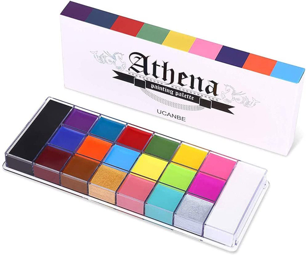 UCANBE Athena Body/Face Paint 20-colour Professionale palette