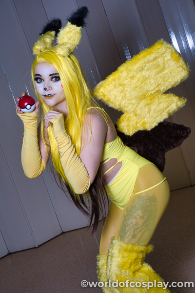 Pikachu (Pokemon) cosplay