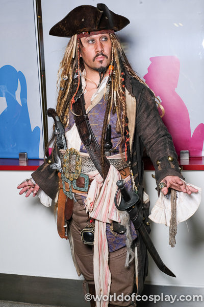 Captain Jack Sparrow cosplay