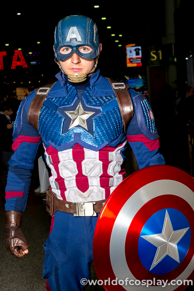 Captain America cosplay
