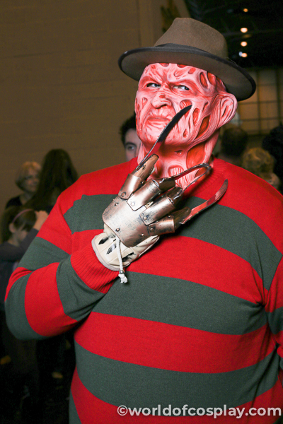 Freddy Krueger cosplay.
Nightmare on Elm Street