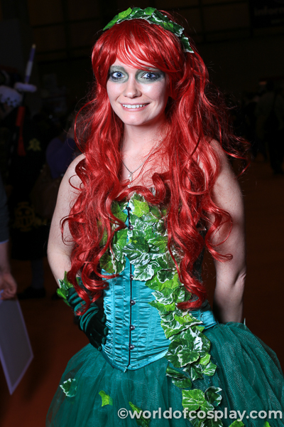 Poison Ivy cosplay.