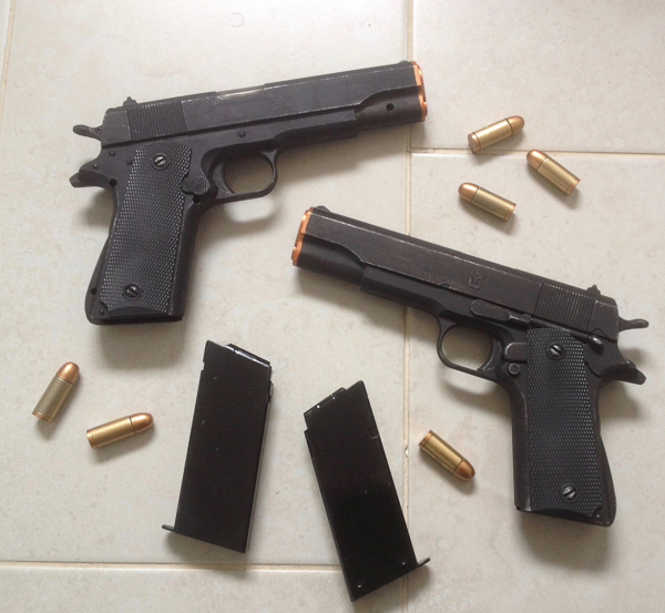 Handmade Colt 45 replicas for Cosplay