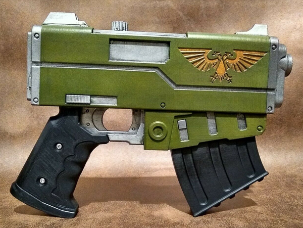 This Imperial pistol measures 28cm long, but has no moving parts.