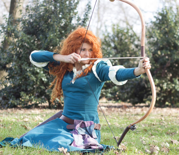 Merida bow, quiver and arrow deluxe bundle from PVC Armory on etsy.com.