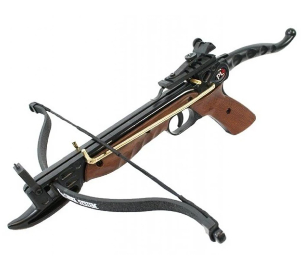 This £49.95 crossbow comes in wood effect or black and is ripe for conversion and restyling.