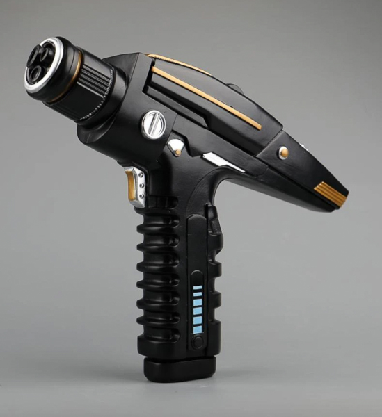Star Trek Discovery Starfleet Hand Phaser Gun type II is made in durable resin. 