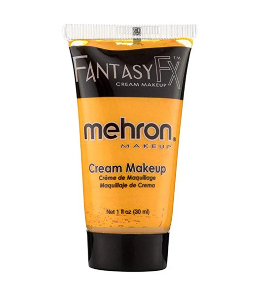Cream body paints, like this richly-pigmented one by Mehron, are available in a vast range of colours