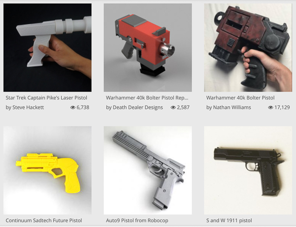 3D-printed handgun options