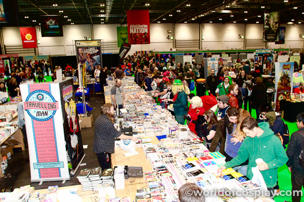 Dealer space at London Comic Con
