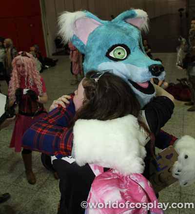 Glomping,is hugging or cuddling overwhelmingly!