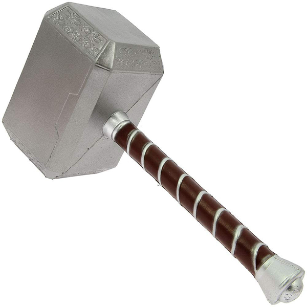 This soft, safe foam hammer is ideal for all those LARPers out there. It measure 43cm long and made from durable materials. It costs £19.99 on amazon.co.uk.