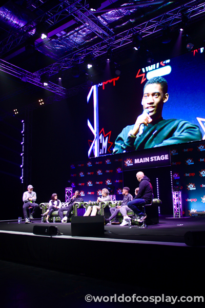 A panel with the cast and director of Sky One's Curfew show