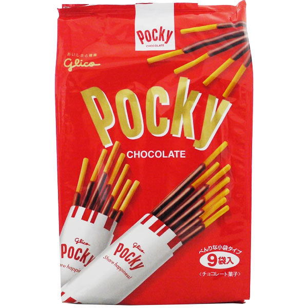 Pocky chocolate straws are a popular snack in Japan