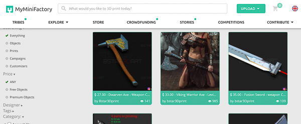 Visit myminifactory.com for 3D-printing files for all cosplay props and weapons.. ©myminifactory.com