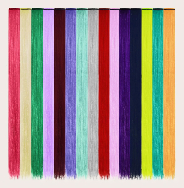 Cosplay synthetic wigs are available in a VERY wide range of colours