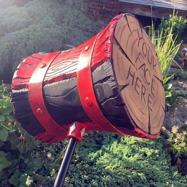 Not a product, but plans to build your own super-realistic mallet. They cost €7.52 fro SmileyQuinnCosplay on Etsy.com. ©smileyquinncosplay