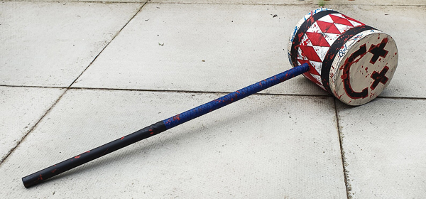 This 73cm long mallet is made in plastic and metal and looks super-realistic. It is lightweight and safe for cons and costs €162.34, plus €31.77 postage from Lillian Creation Props on Etsy.com. ©Lilliancreatrionprops